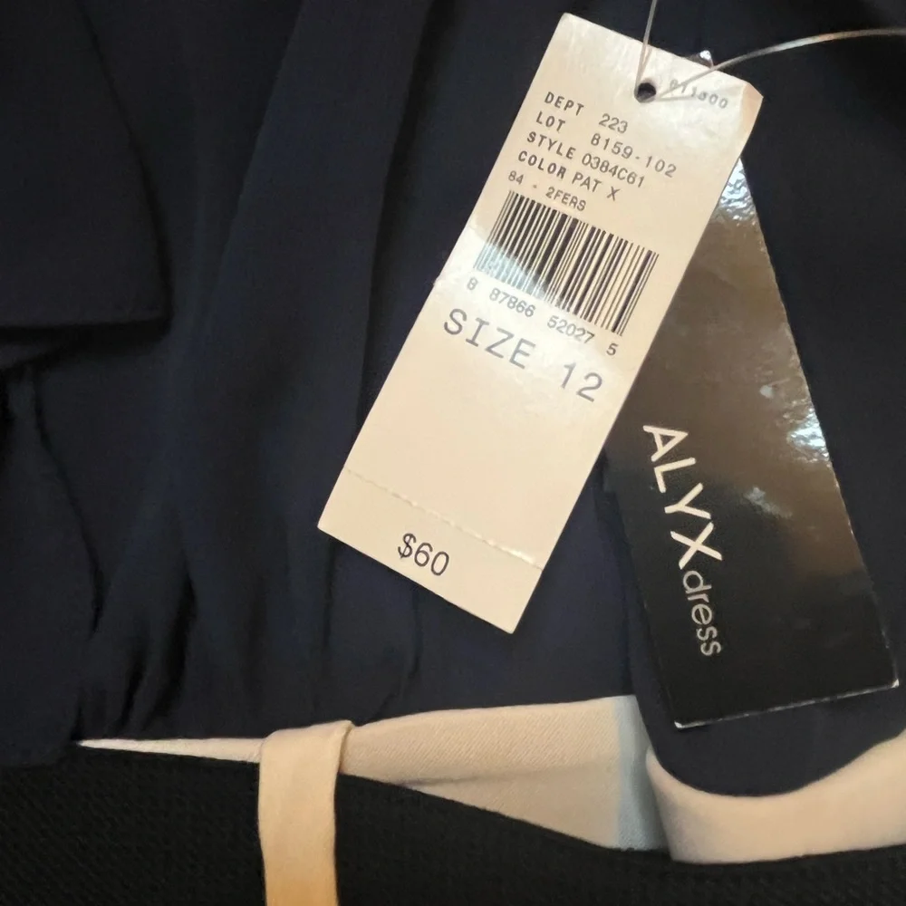 ALYX Ruffle Bodice Sleeveless Women’s Dress size 12 - Picture 11 of 15
